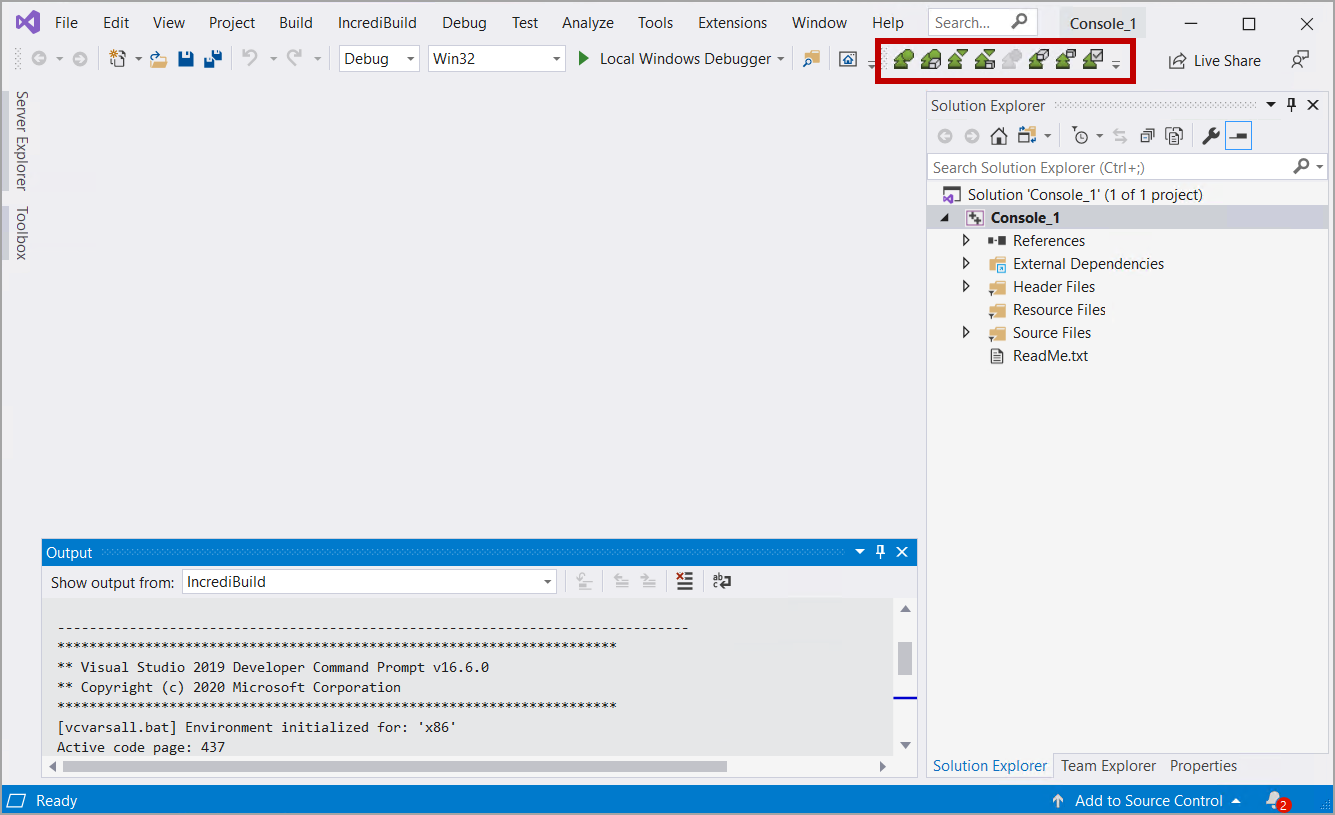 Running Builds From Visual Studio